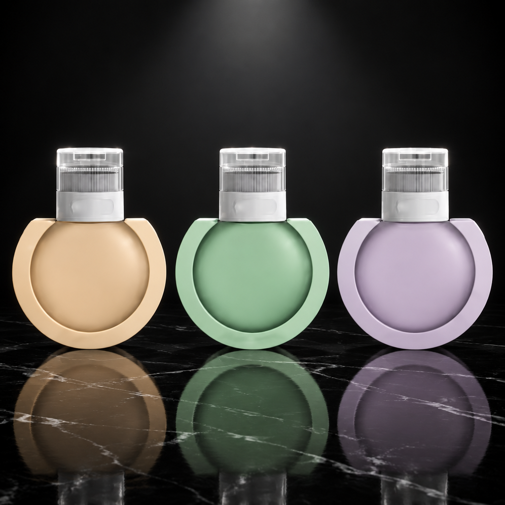 3-Piece Refillable Silicone Travel Bottle Set