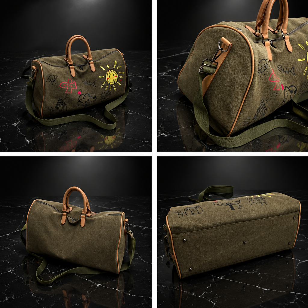 CuteArt Oxford Travel Duffel