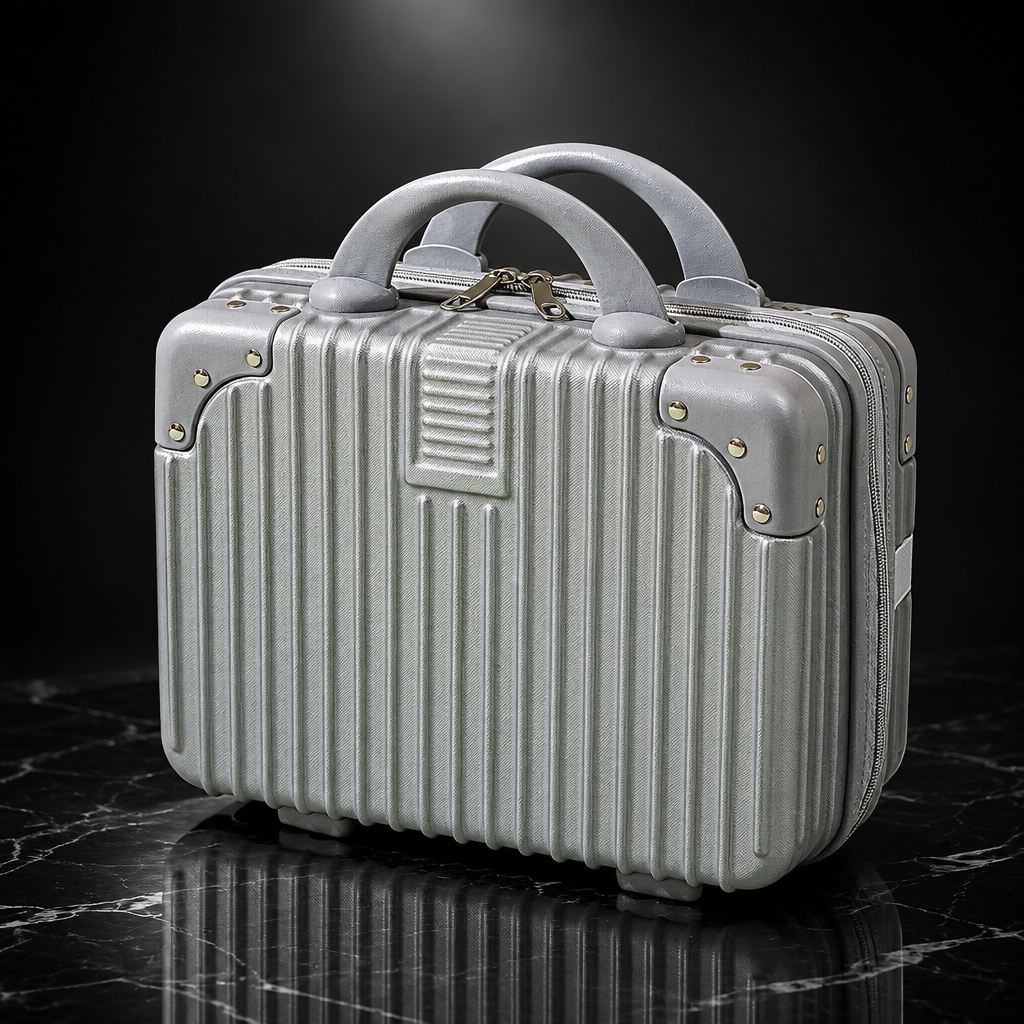 Vintage Hardshell Carry-On Storage Case, 14-inch