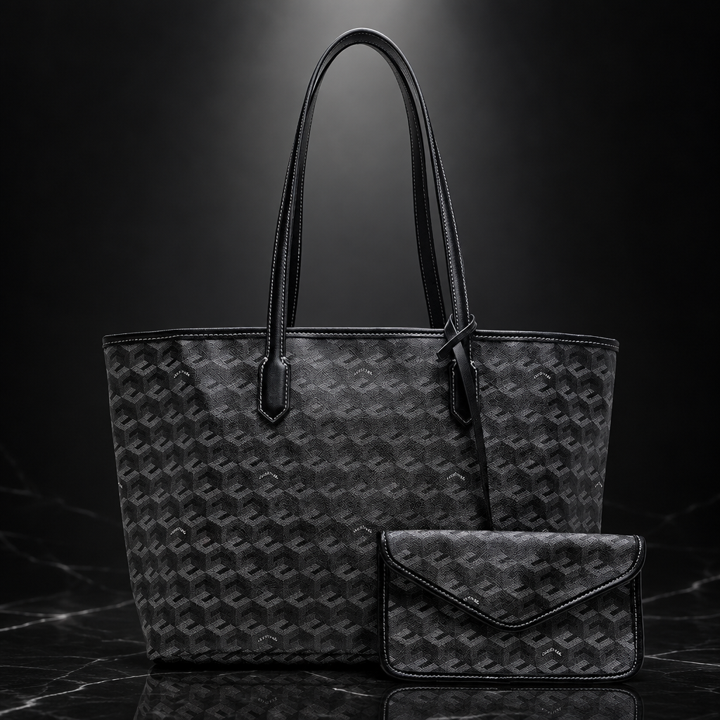 Geometric Commuter Tote Bag