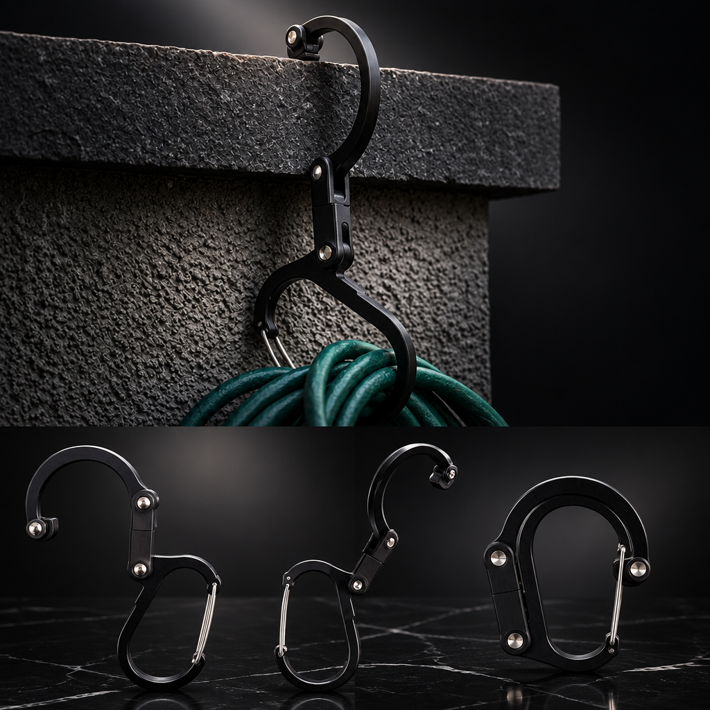 Aluminum Alloy D-Ring Carabiner Clip