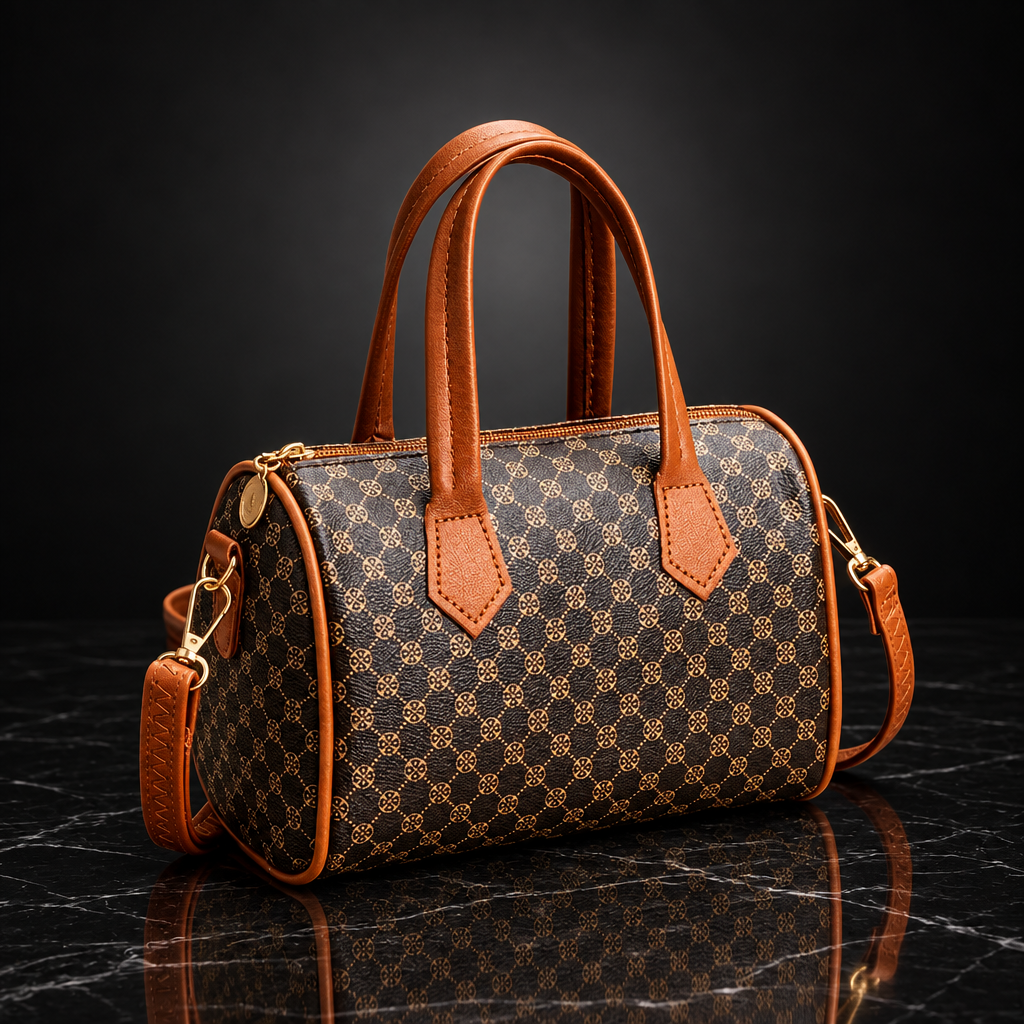 Vintage Adjustable Strap Crossbody Bag