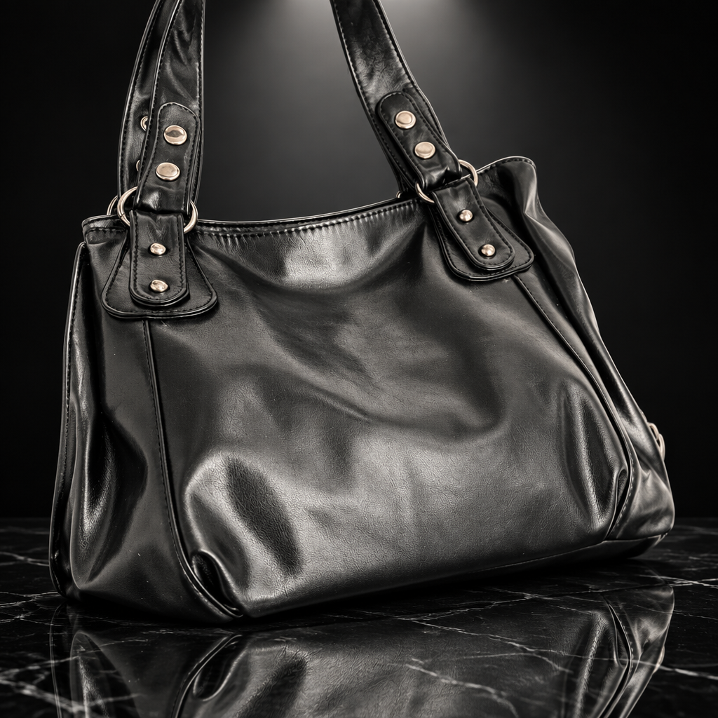 Oil Wax Leather Tote Bag with 3-Way Carry