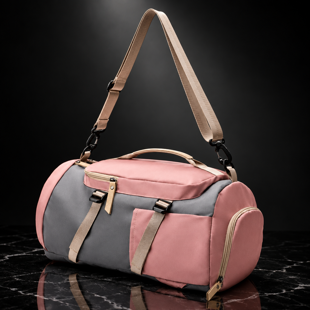 Women's Gym Bag Backpack with Shoe Compartment