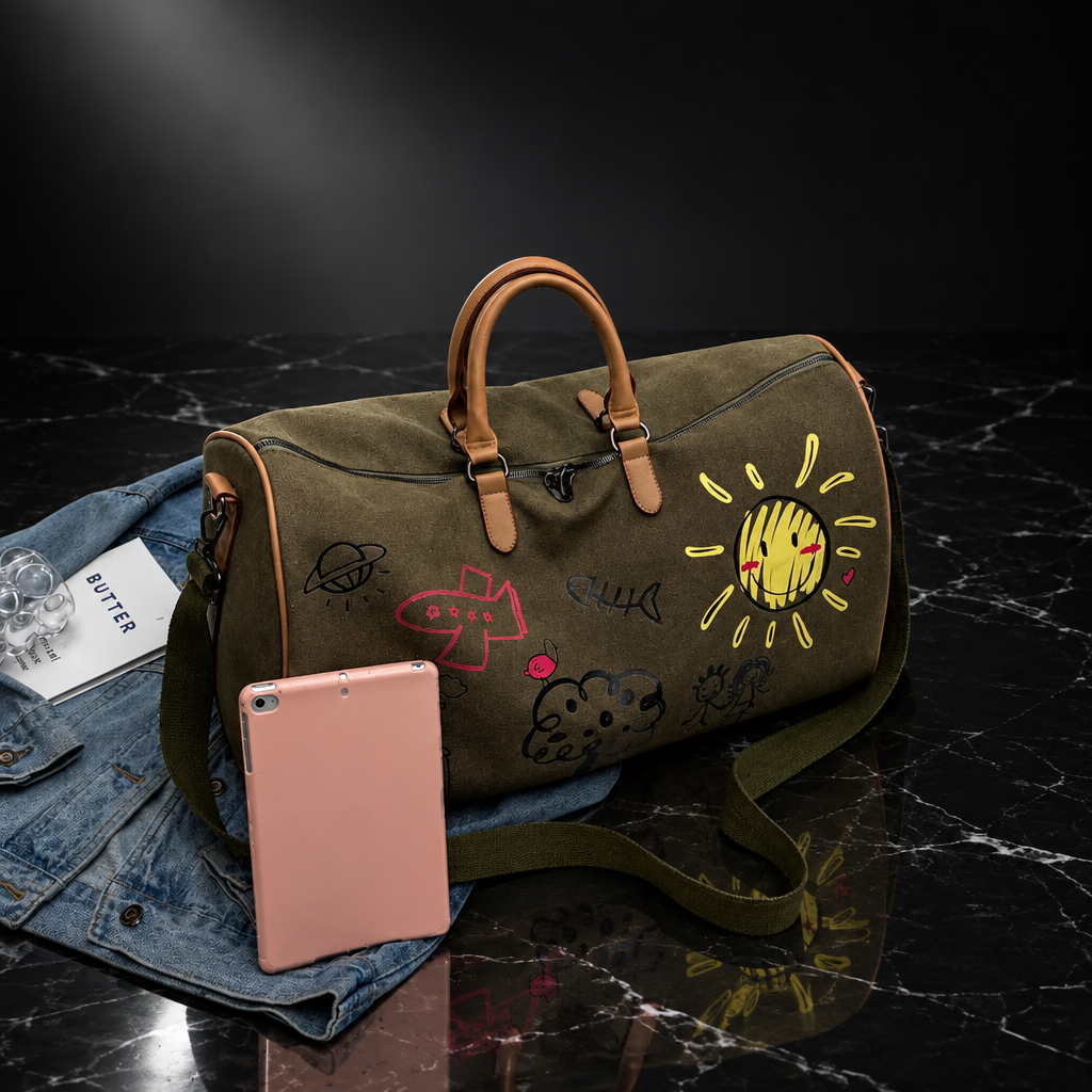 CuteArt Oxford Travel Duffel