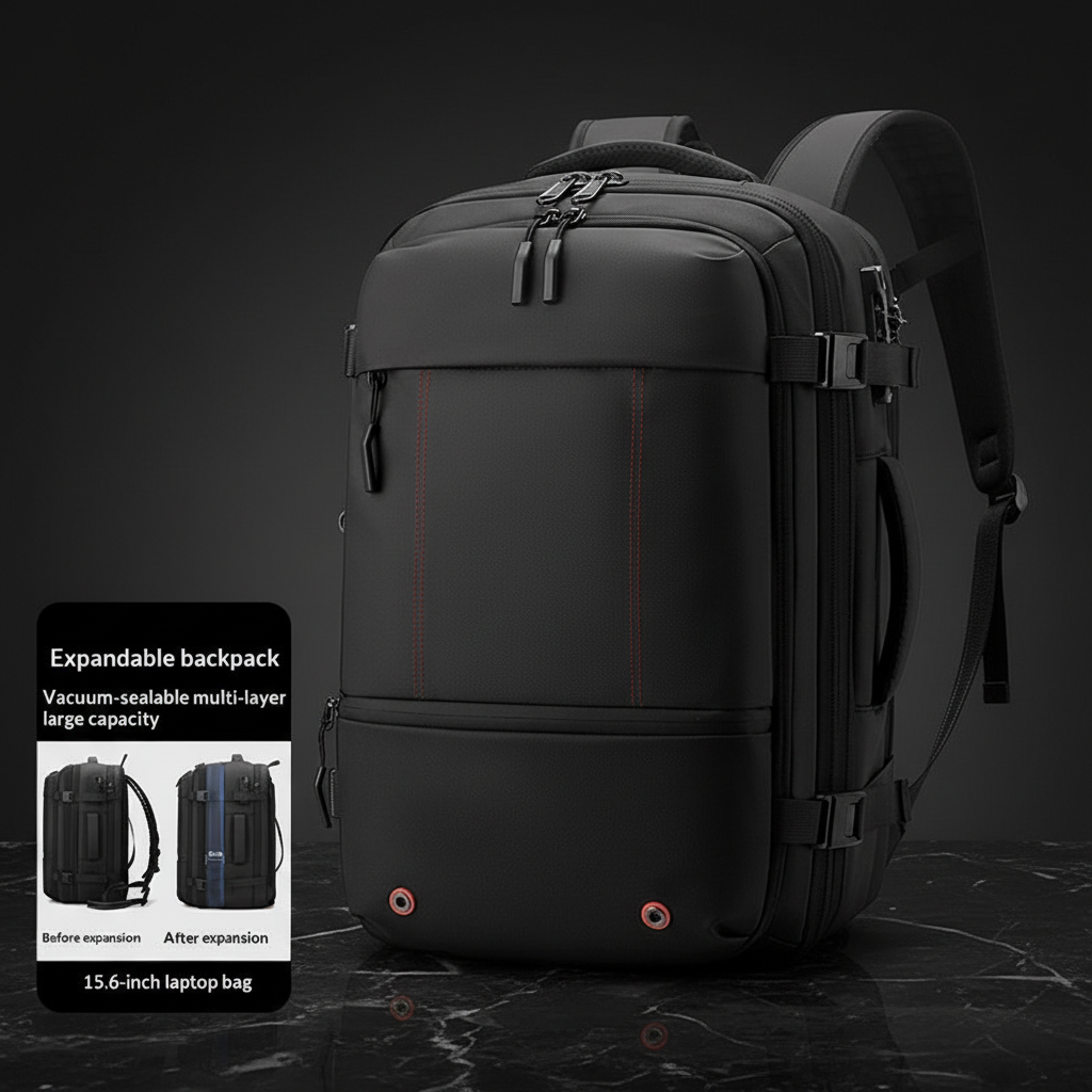 Large-capacity business backpack preview 4