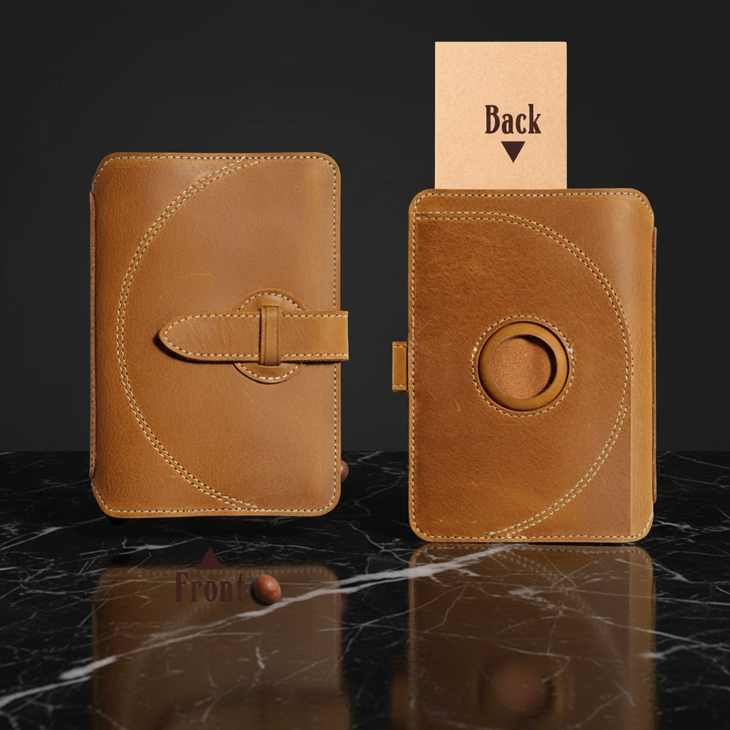 Leather passport holder preview 11