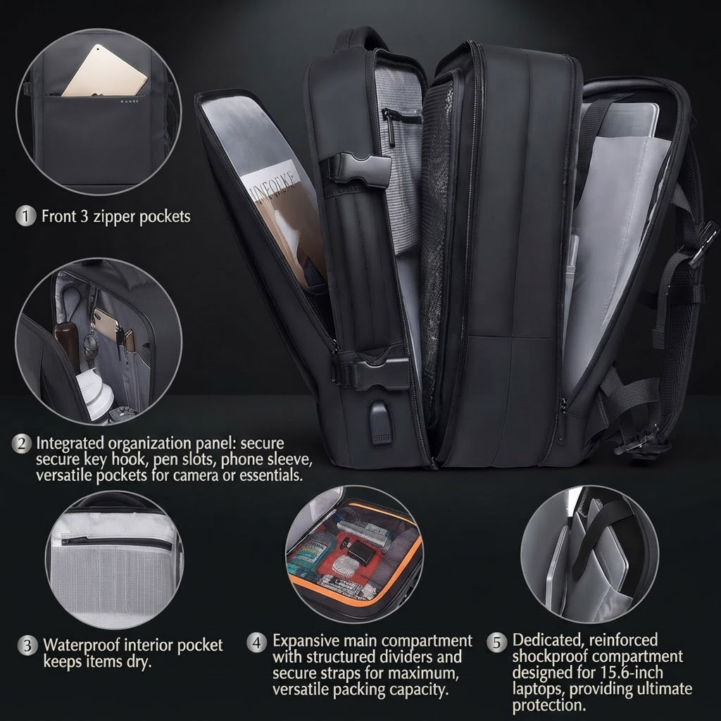 BANGE Carry-On Travel Backpack Backpacks product image 20