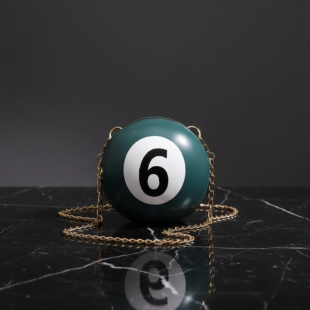 Number 6 Billiard Ball Bag hero