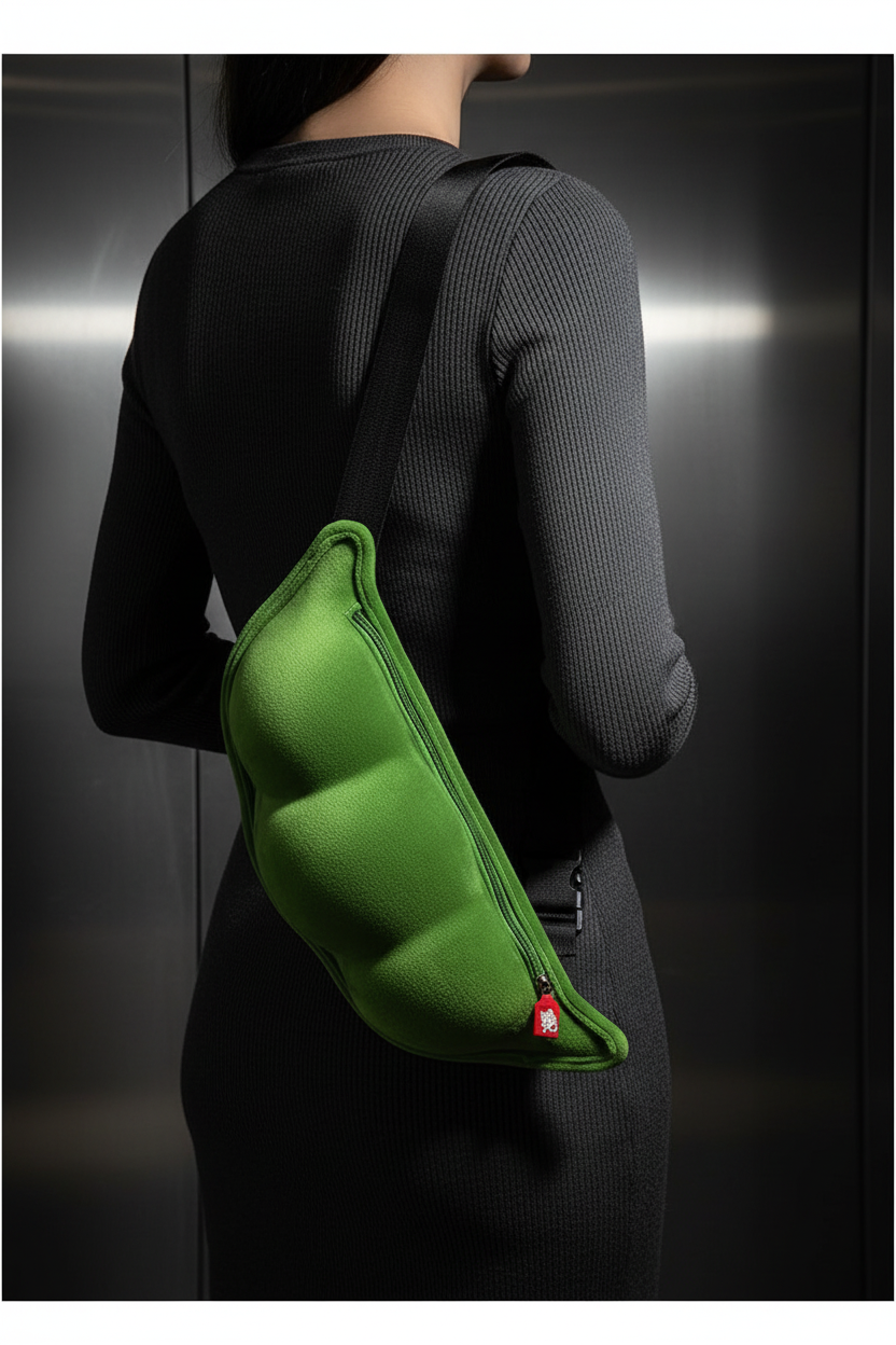 Pea Bag worn lifestyle