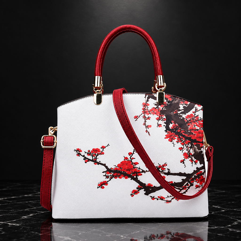 Printed floral bag Luna shot 2