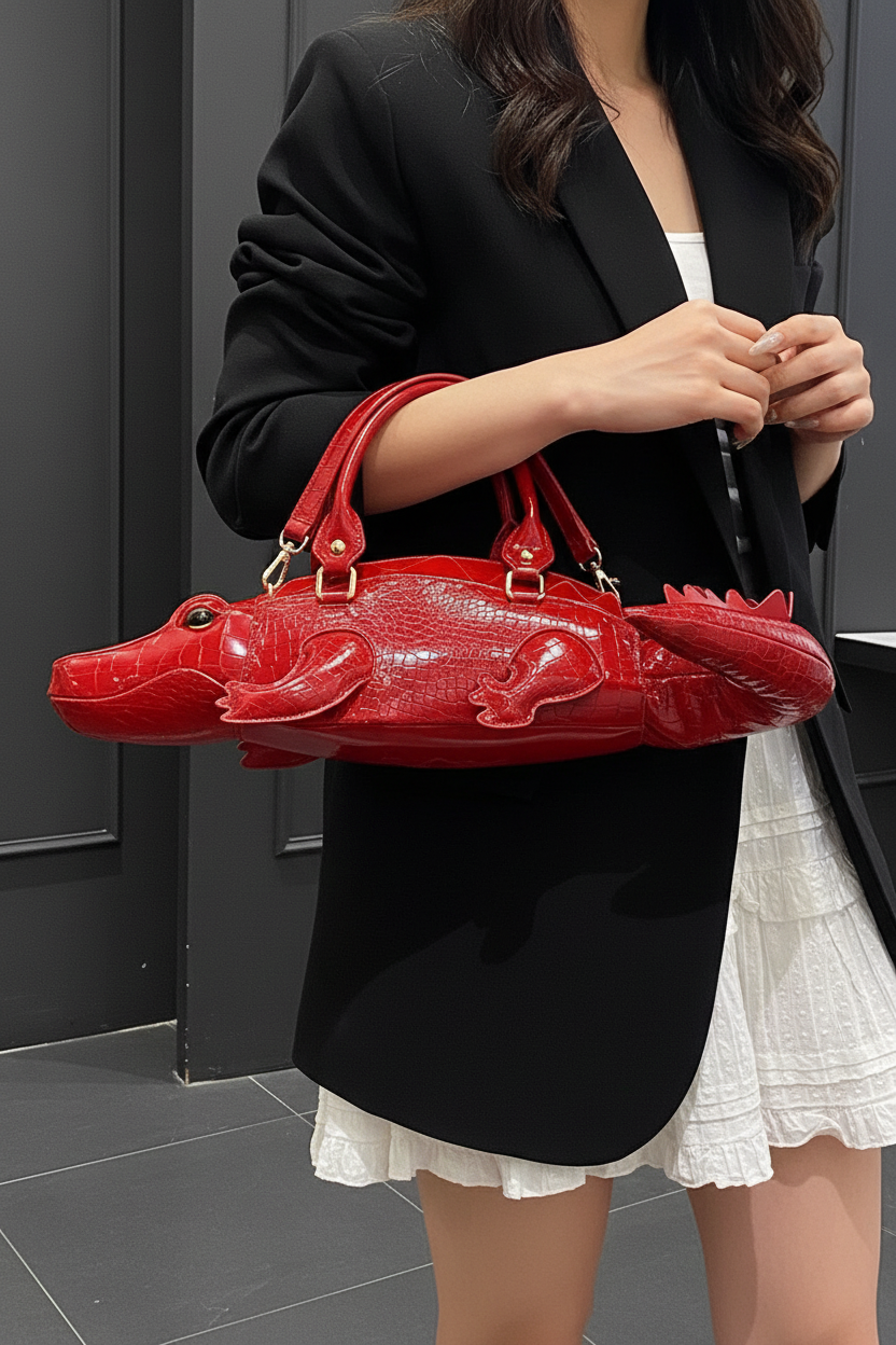 Red crocodile lifestyle 1