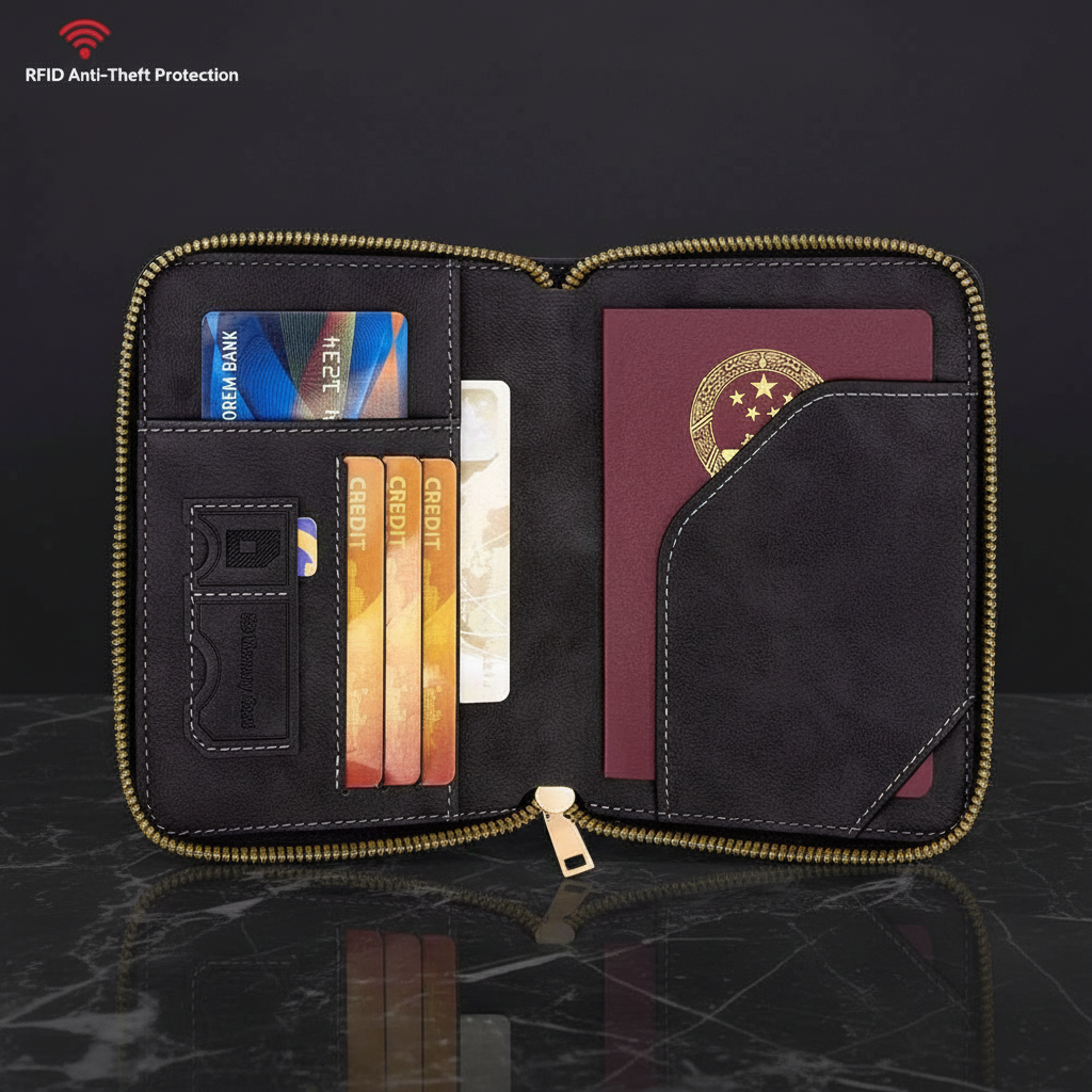 RFID passport holder preview 13