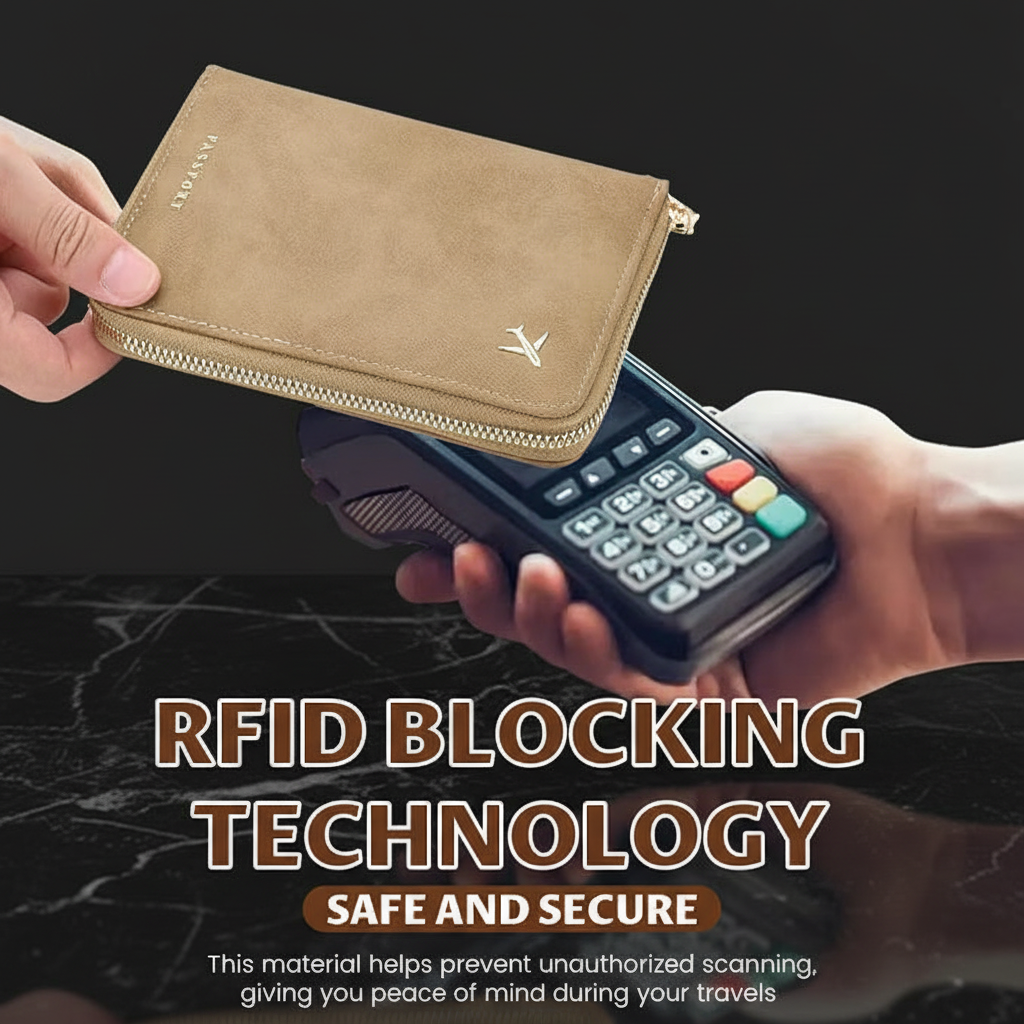 RFID passport holder preview 4