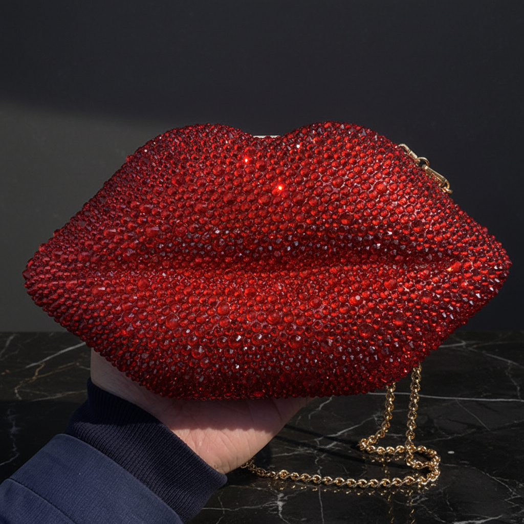 Rhinestone Lips close-up 2