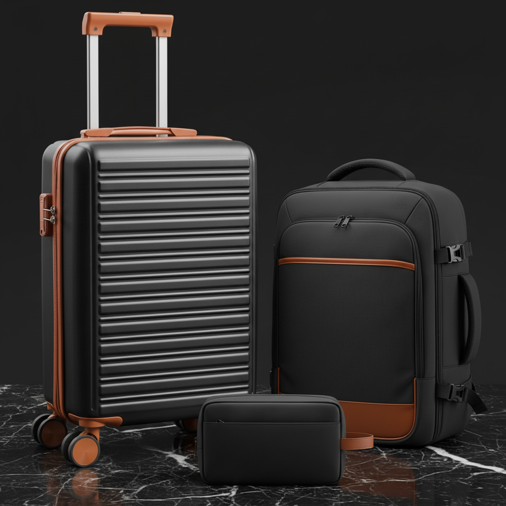 Three-piece luggage set preview 1