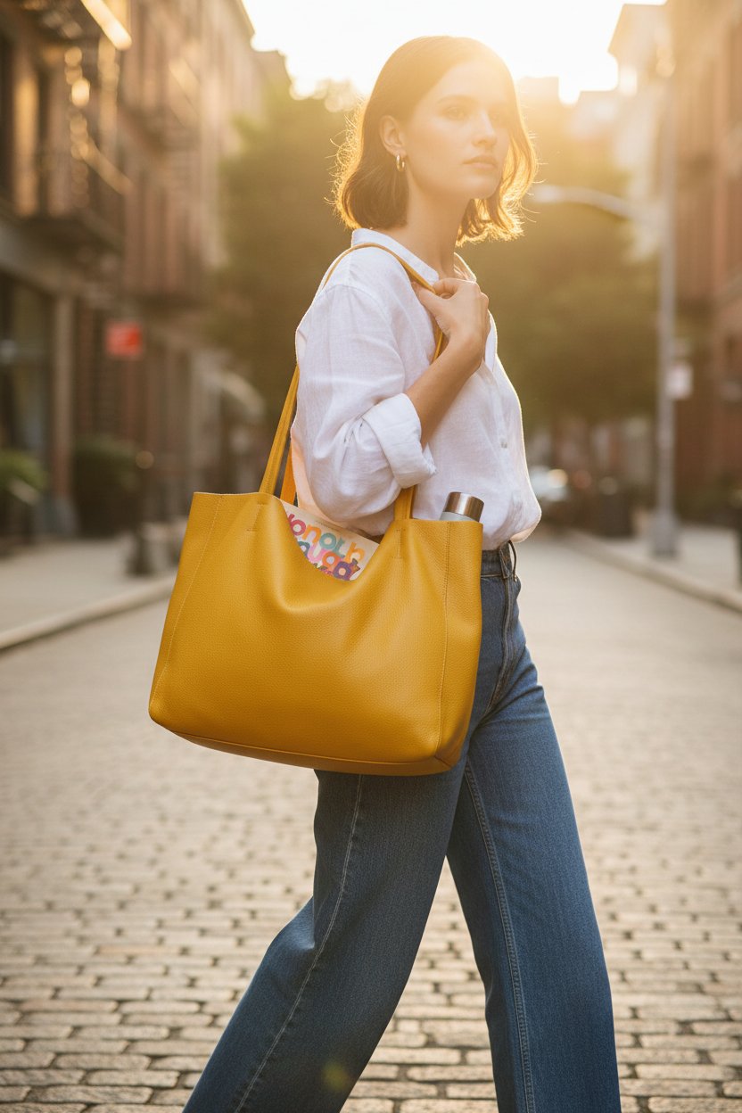 Carryall Genuine Leather Tote Tote Bags product image 8