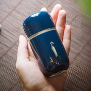 Ceramic Travel Tea Storage Jar