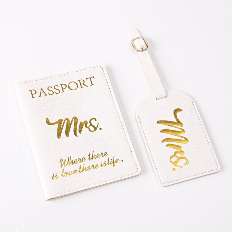 Creative Passport Holder & Luggage Tags – White Girls