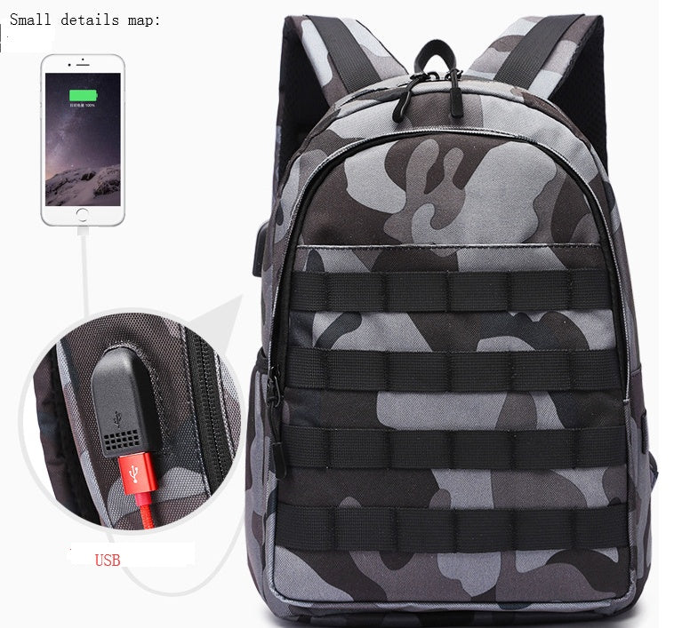 Tactical USB Camouflage Backpack Backpacks product image 5
