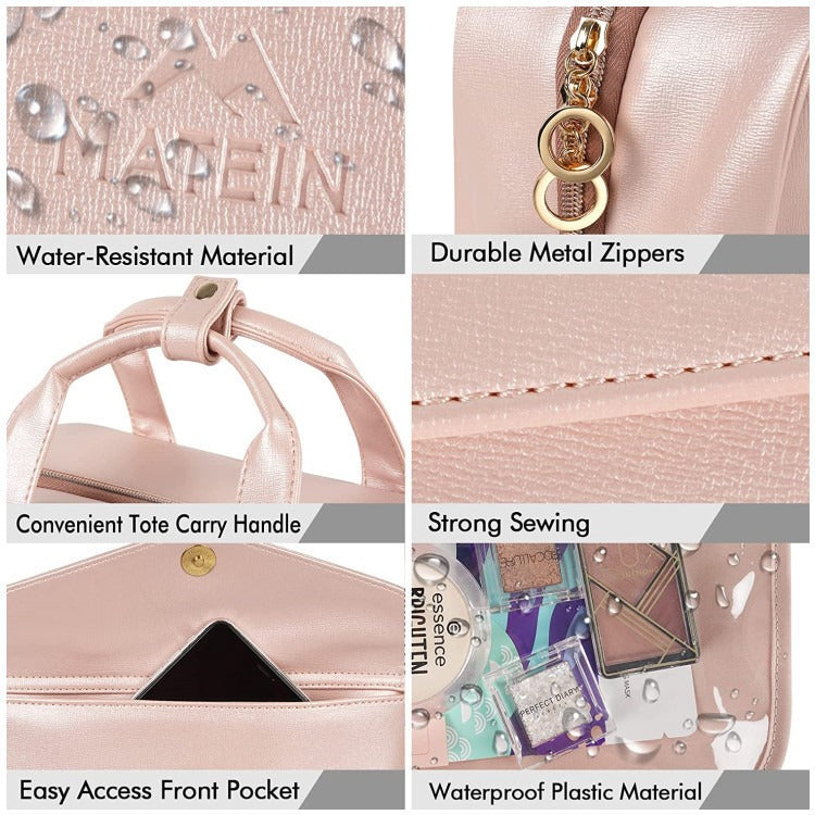 Hanging Travel Toiletry Organizer with Multiple Compartments