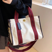 Contrast Canvas Tote Bag Tote Bags product image 3
