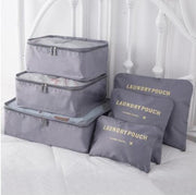Double-Zipper Packing Cube Set, 6-Piece