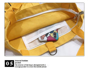 Everyday Multi-Pocket Canvas Tote & Backpack