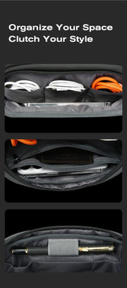 BANGE Minimalist Dual-Layer Waterproof & Tangle-Free Cable Organizer Travel Organizer product image 11