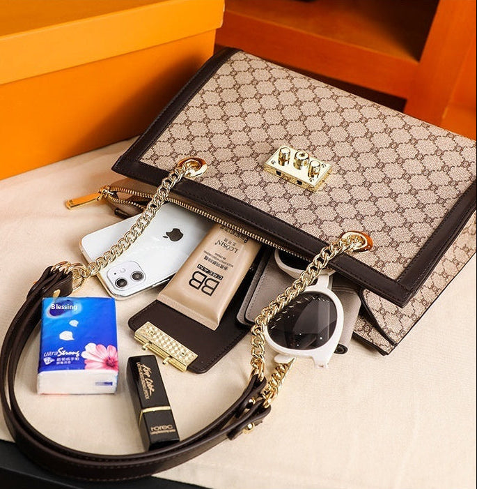 Genuine Leather Luxe Shoulder Bag