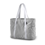 Side profile of the Casual Everyday and Shopping Tote bag showing the durable canvas texture and reinforced handles.
