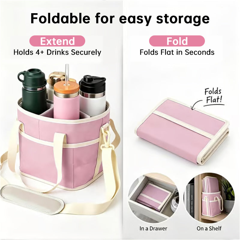 4-Compartment Leakproof Drink Carrier Bag product image 8