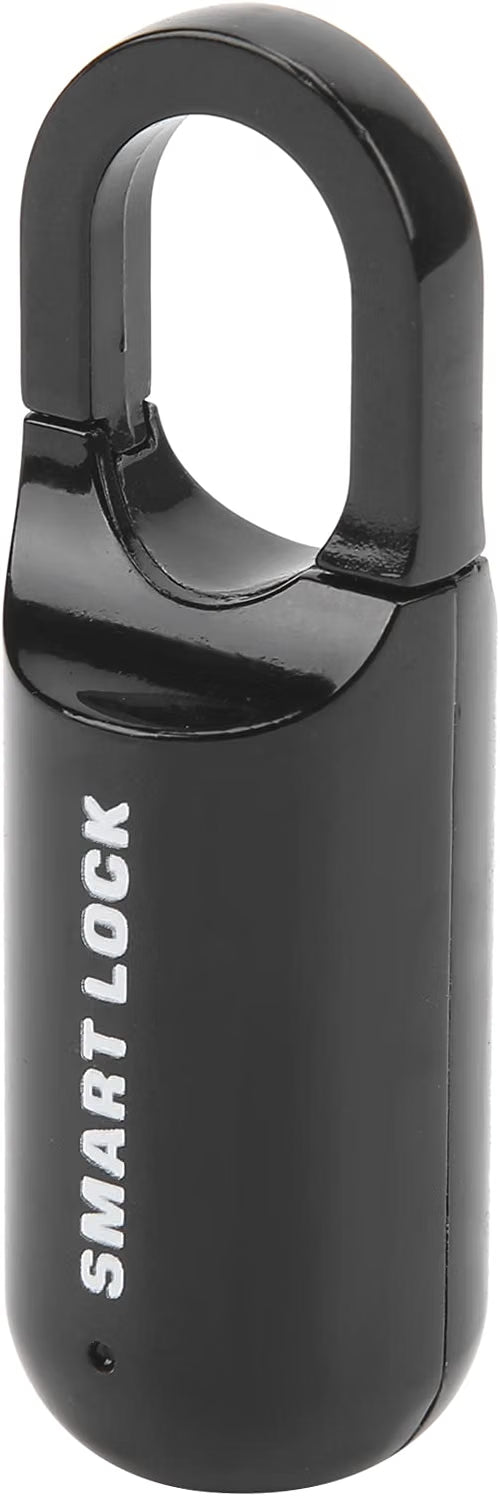 Side profile of the Mini Fingerprint Keyless Luggage Lock highlighting the compact design and biometric scanner area.