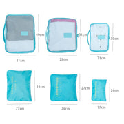 Double-Zipper Packing Cube Set, 6-Piece
