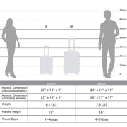 Expandable Spinner Wheel 2 Piece Luggage Set product image 2