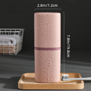 Travel Toothbrush and Cup Storage Set