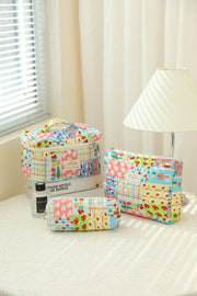 Noir Quilted Travel & Makeup Organizer
