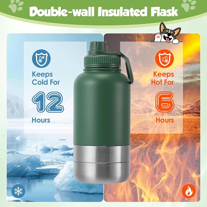 Outdoor Thermal Pet Outing Water Cup Bottle Pet Travel product image 4