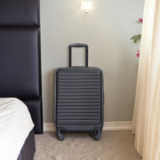 20" Carry on Luggage Lightweight Suitcase, Spinner Wheels, Black product image 2