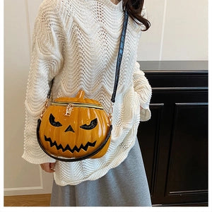 Pumpkin Shape Halloween Crossbody Crossbody Bag product image 7