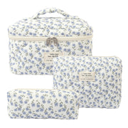Noir Quilted Travel & Makeup Organizer