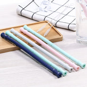 Collapsible Silicone Travel Straw with Case