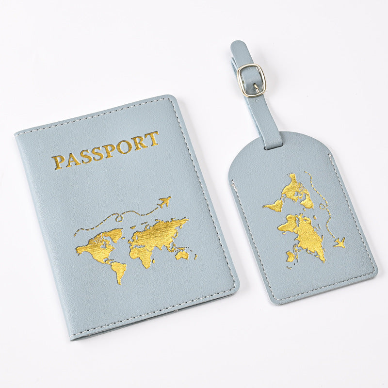 Creative Passport Holder & Luggage Tags – Azure Map