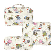 Noir Quilted Travel & Makeup Organizer