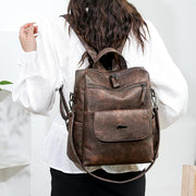 Marbled Faux Multi-Pocket Backpack Backpacks product image 18