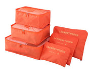 Double-Zipper Packing Cube Set, 6-Piece