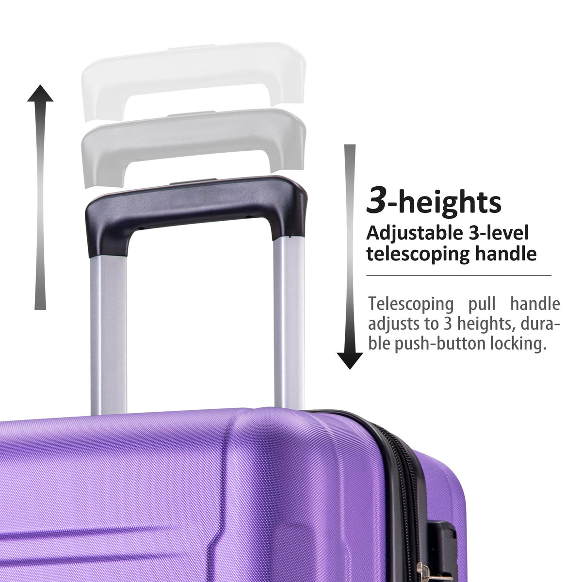 Expandable Spinner Wheel 2 Piece Luggage Set product image 7