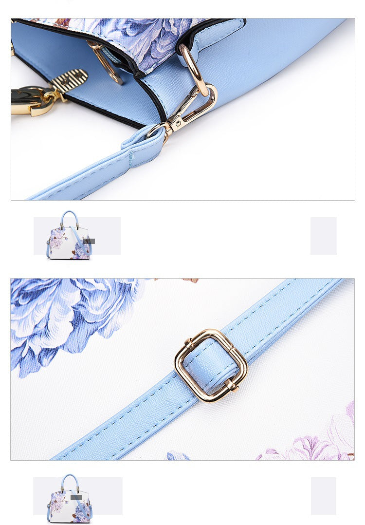Printed Floral Shoulder Bag