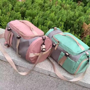 Women's Gym Bag Backpack with Shoe Compartment