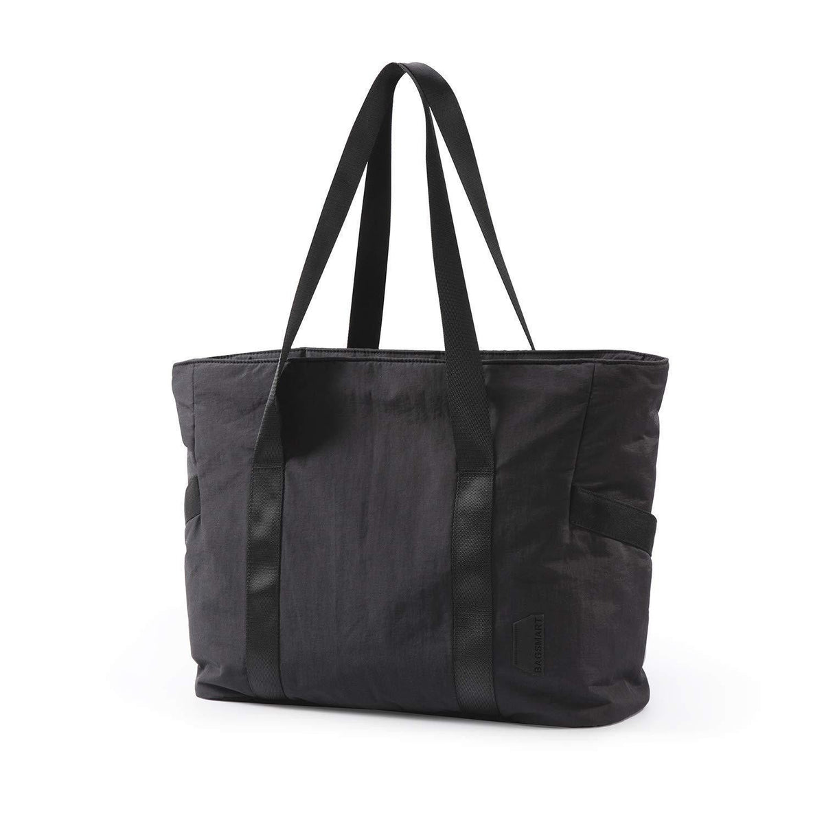 Side profile view of the Casual Everyday and Shopping Tote bag highlighting its durable fabric and sturdy handles.